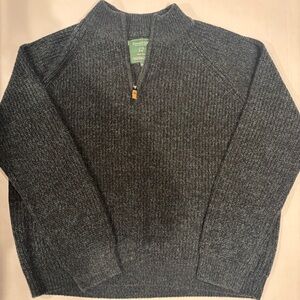 Emerald Isle Weaving Sweater Mens Size XXXL 3XL Wool Killybegs Quarter Zip Knit